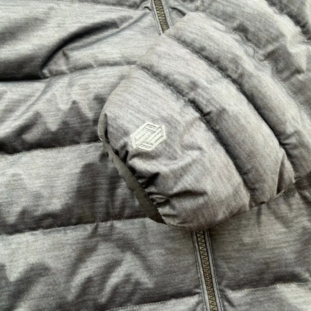 BKE Sport Buckle Quilted Puffer Full Zip Jacket  Men's Sz LRG